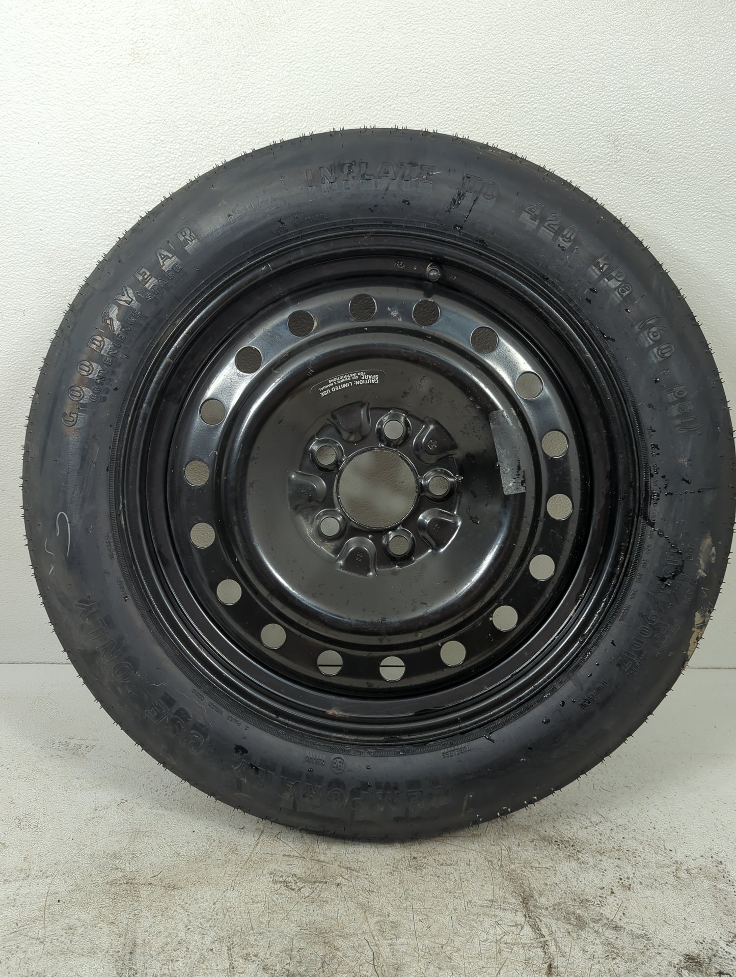 2005-2022 Chrysler 300 Spare Donut Tire Wheel Rim Oem 5036997 - Oemusedautoparts1.com