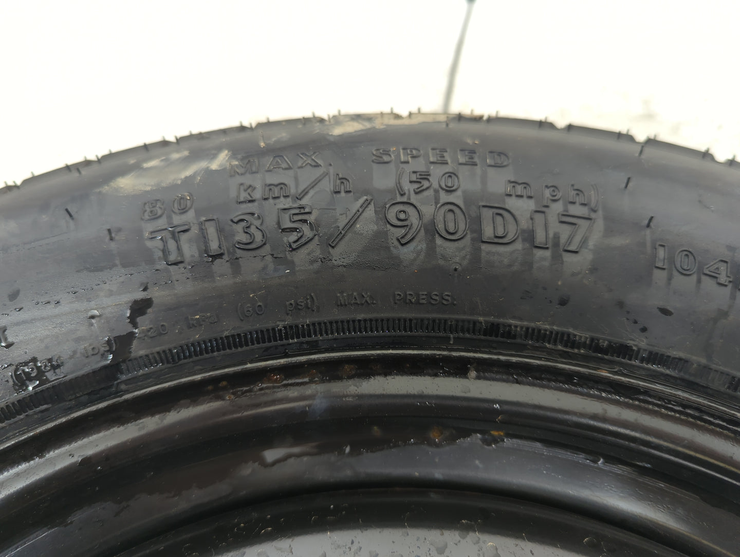 2005-2022 Chrysler 300 Spare Donut Tire Wheel Rim Oem 5036997 - Oemusedautoparts1.com