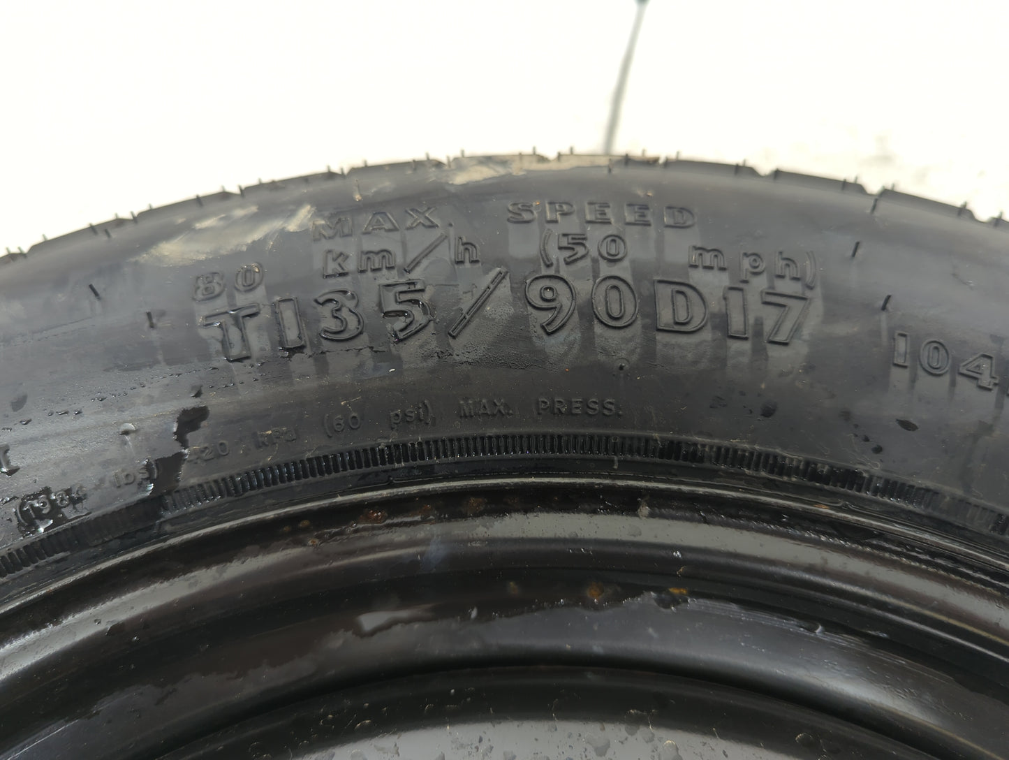 2005-2022 Chrysler 300 Spare Donut Tire Wheel Rim Oem 5036997 - Oemusedautoparts1.com