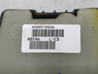 2007-2010 Chrysler 300 Master Power Window Switch Replacement Driver Side Left P/N:0462780AA Fits OEM Used Auto Parts - Oemu