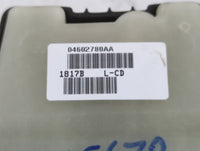 2007-2010 Chrysler 300 Master Power Window Switch Replacement Driver Side Left P/N:04602780AA 1817B Fits OEM Used Auto Parts