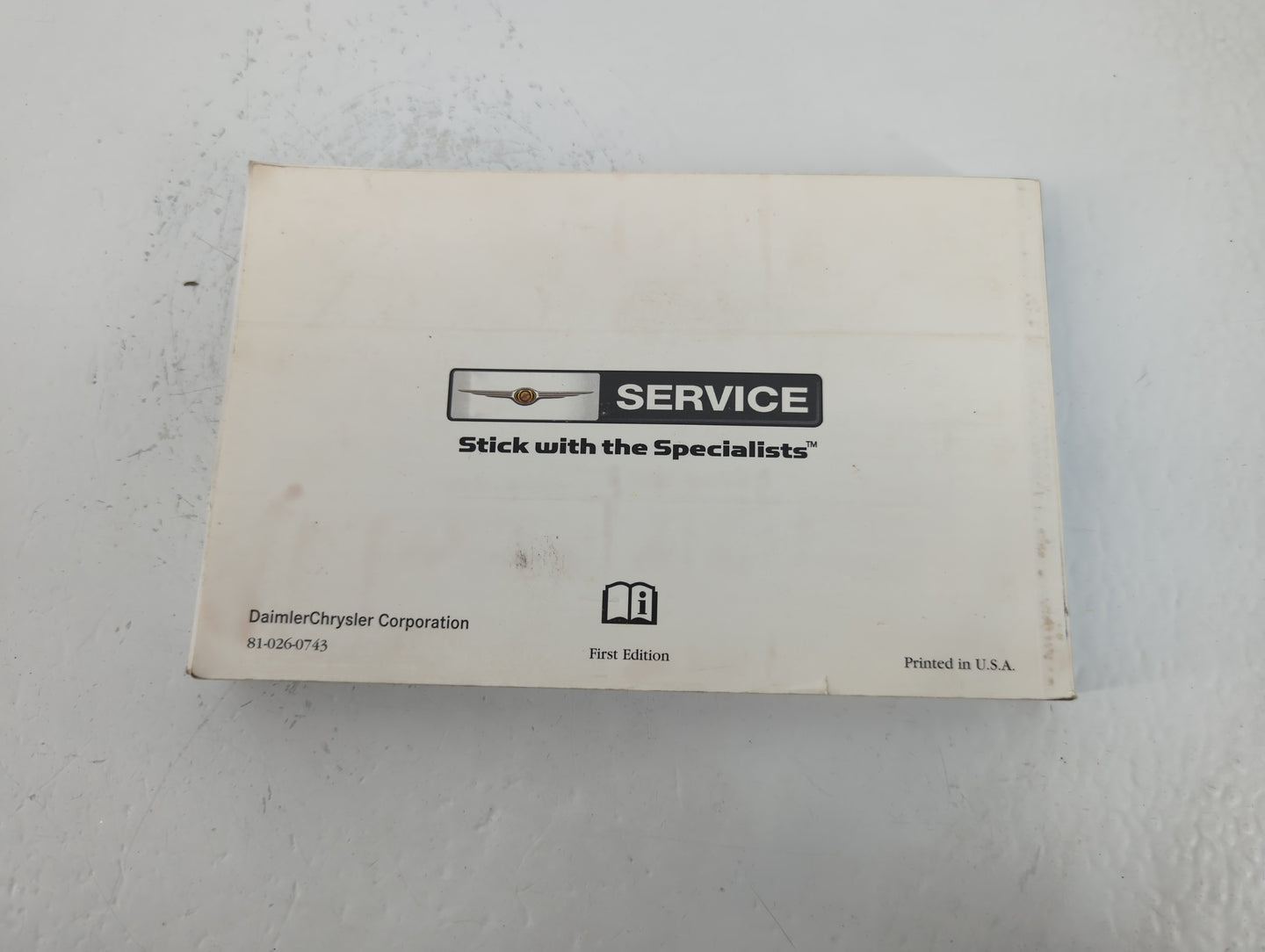 2007 Chrysler 300 Owners Manual Book Guide P/N:81-026-0743 OEM Used Auto Parts - Oemusedautoparts1.com