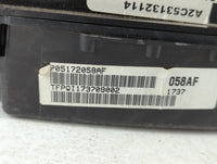 2007 Chrysler 300 Instrument Cluster Speedometer Gauges P/N:05172058 P05172058AF Fits OEM Used Auto Parts - Oemusedautoparts