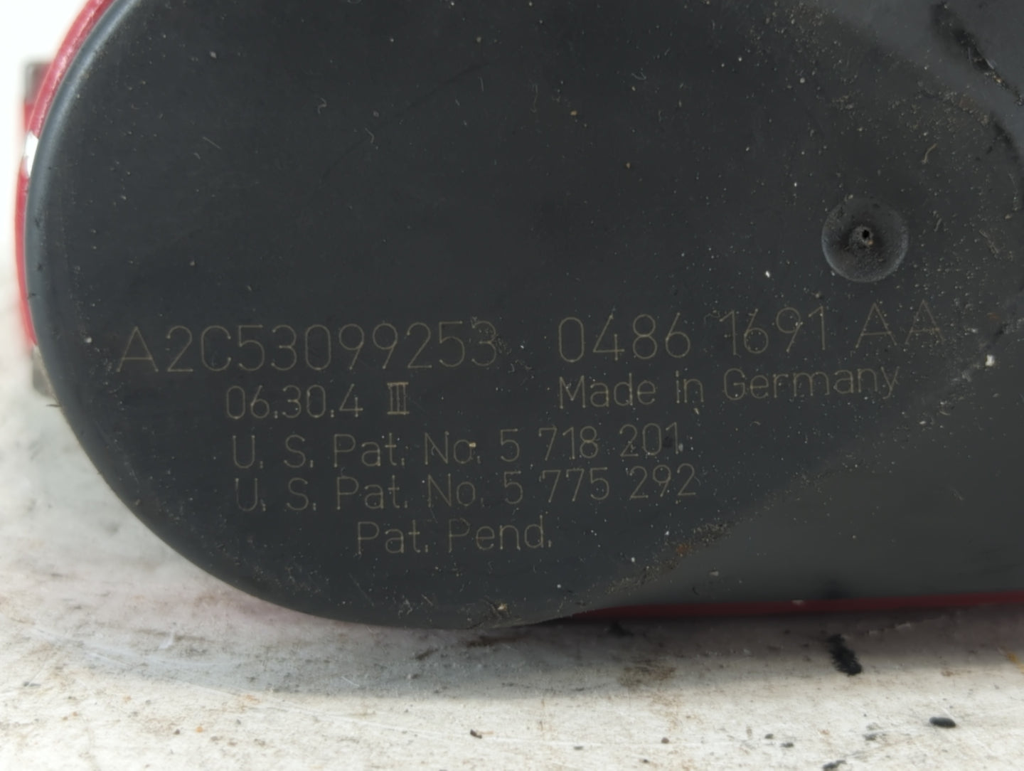 2006-2010 Chrysler 300 Throttle Body P/N:0486 1691 AA A2C53099253 Fits Fits 2006 2007 2008 2009 2010 2011 OEM Used Auto Part