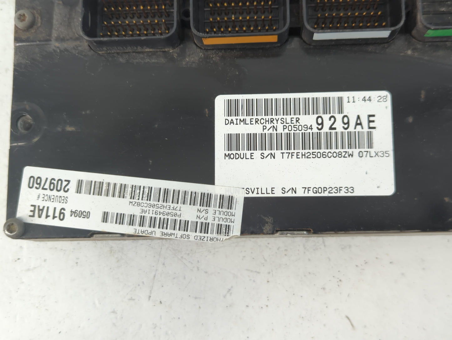 2007 Chrysler 300 PCM Engine Control Computer ECU ECM PCU OEM P/N:P05094929AE Fits OEM Used Auto Parts - Oemusedautoparts1.c