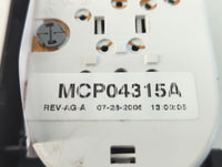 2007-2009 Chrysler Aspen Climate Control Module Temperature AC/Heater Replacement P/N:MCP04315A Fits Fits 2005 2006 2007 200