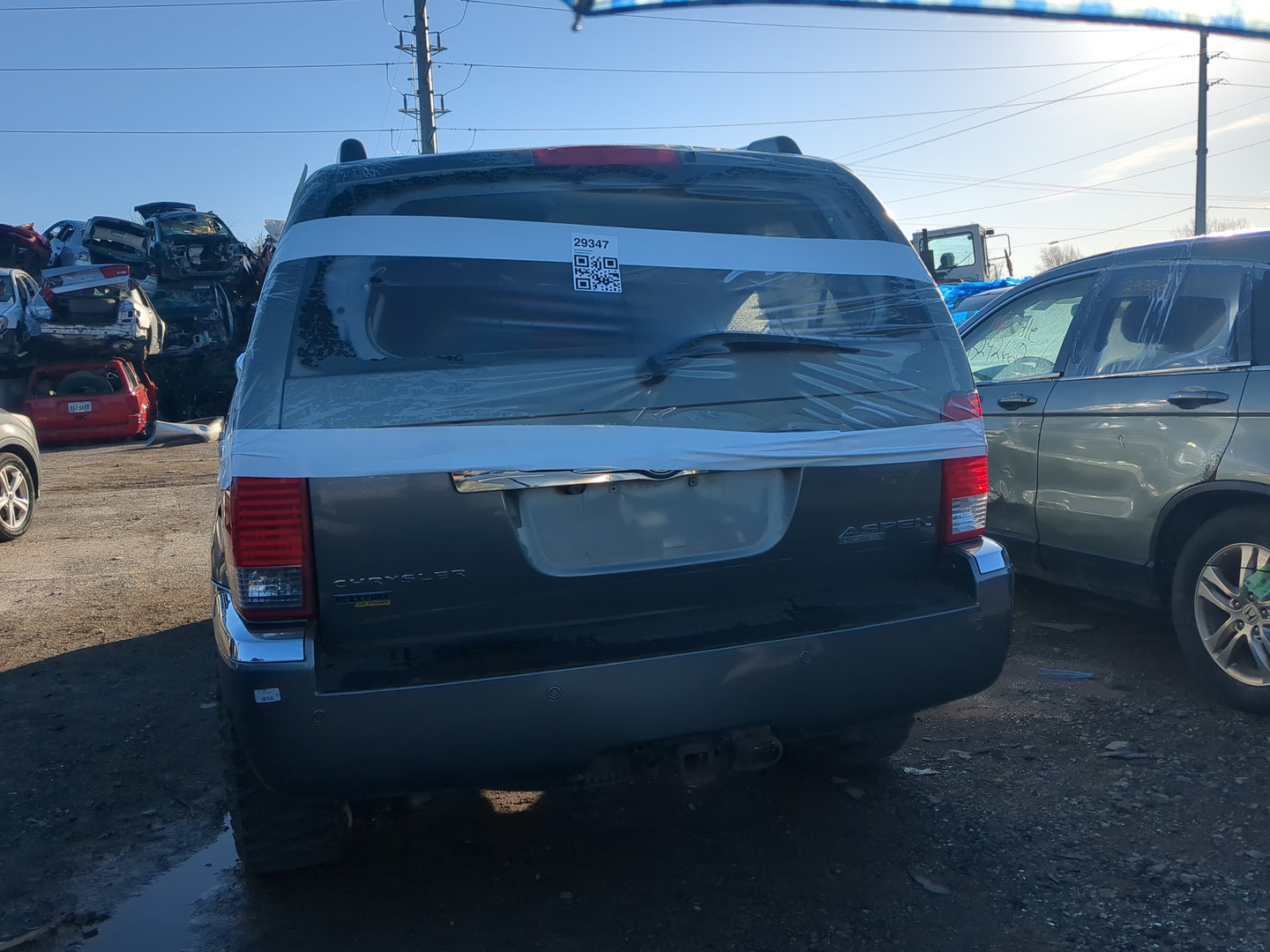 2007-2009 Chrysler Aspen Trunk/decklid/hatch/tailgate Oem - Oemusedautoparts1.com