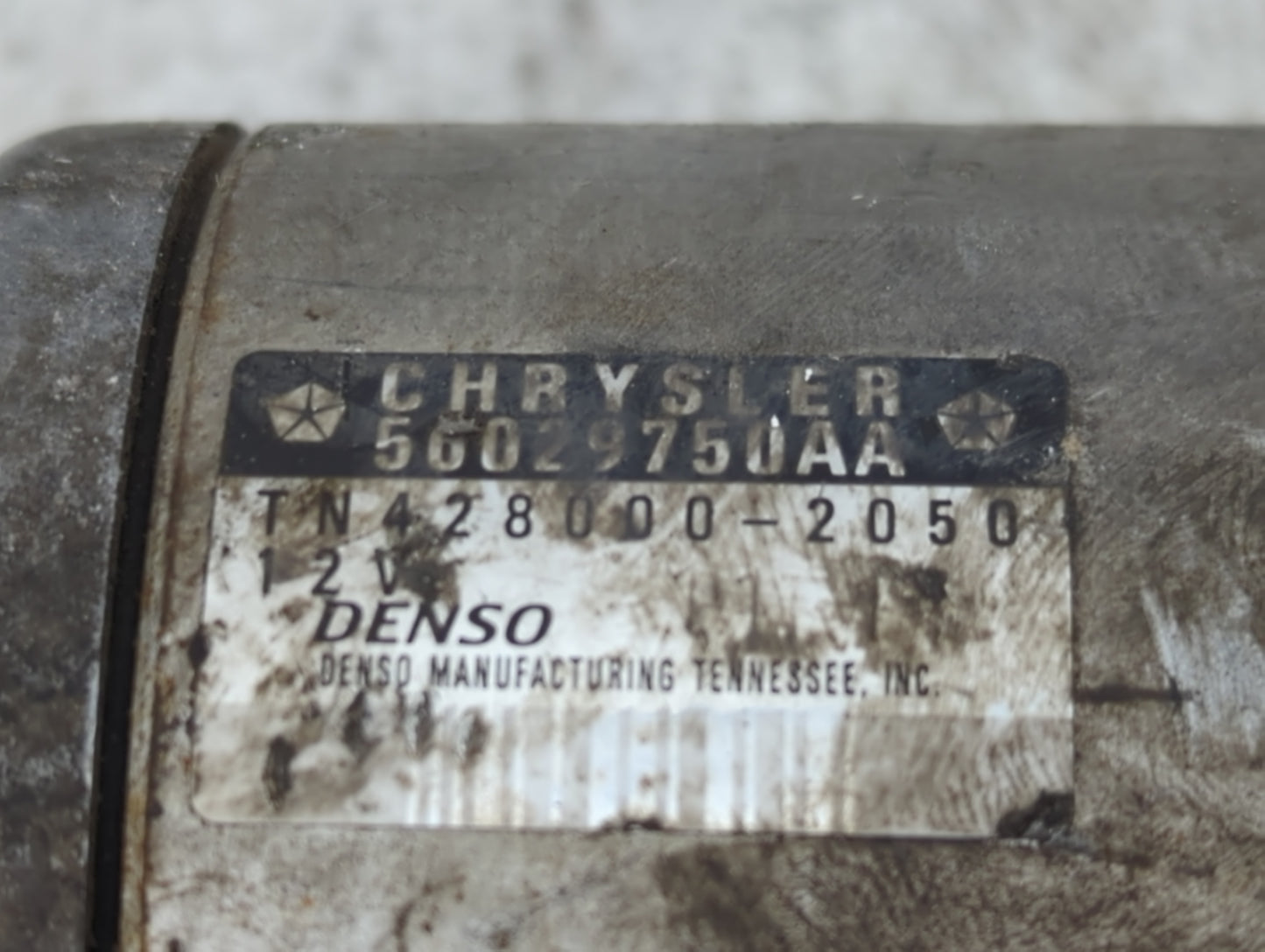 2007-2009 Chrysler Aspen Car Starter Motor Solenoid OEM P/N:TN428000-2050 Fits Fits 2004 2005 2006 2007 2008 2009 OEM Used A