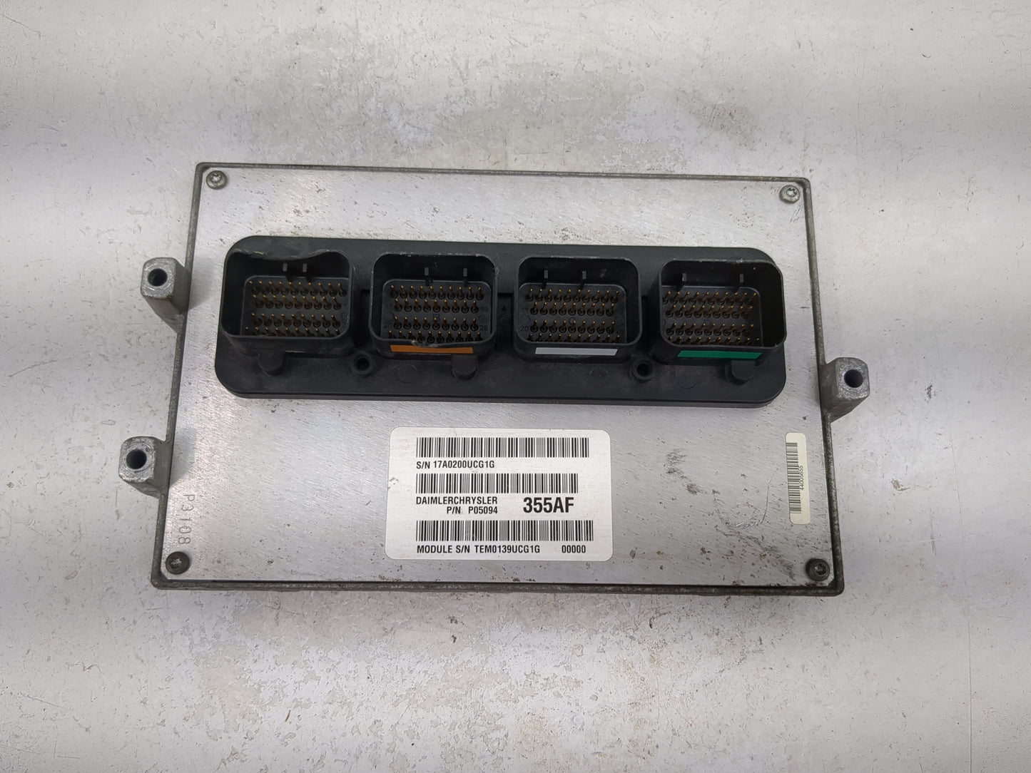 2007 Chrysler Aspen PCM Engine Control Computer ECU ECM PCU OEM P/N:P05094355AF 17A0200UCG1G, TEM0139UCG1G Fits OEM Used Aut