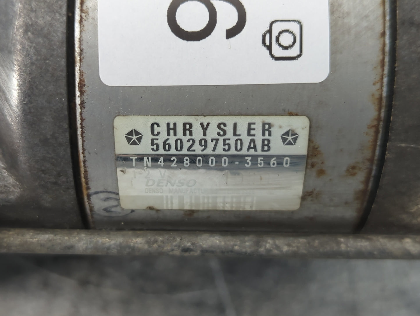 2007-2009 Chrysler Aspen Car Starter Motor Solenoid OEM P/N:TN428000-3560 56029750AB Fits Fits 2004 2005 2006 2007 2008 2009