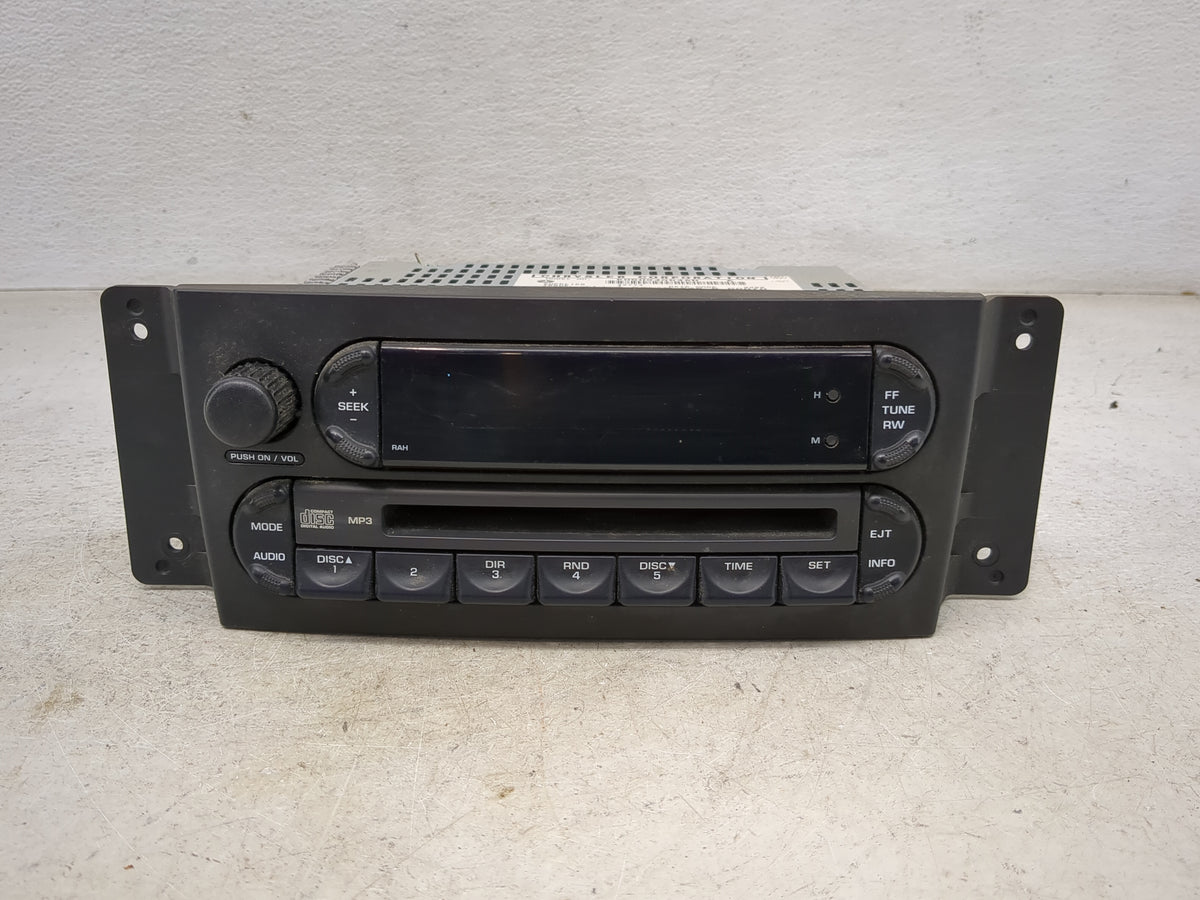 2004-2008 Chrysler Pacifica Radio AM FM Cd Player Receiver Replacement P/N:P05094564AD Fits Fits 2004 2005 2006 2007 2008 OE