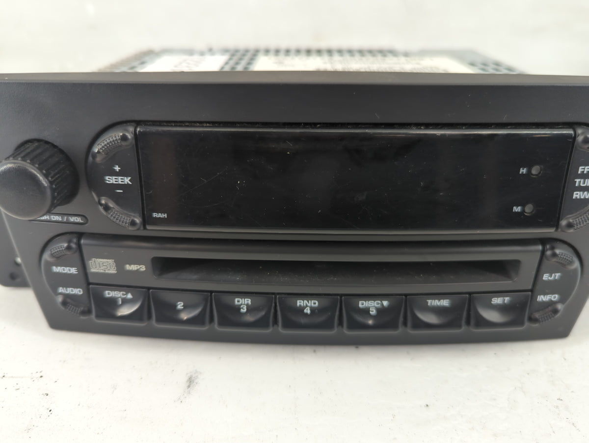 2004-2008 Chrysler Pacifica Radio AM FM Cd Player Receiver Replacement Fits 2004 2005 2006 2007 2008 OEM Used Auto Parts - O