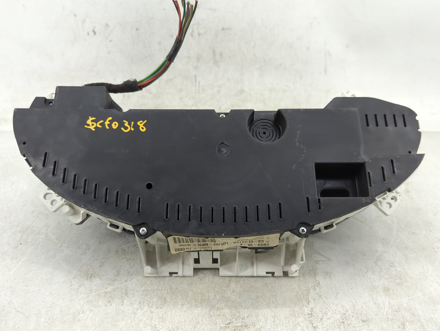 2007 Chrysler Pacifica Instrument Cluster Speedometer Gauges P/N:05082102AG CBSS-98-4, 7330880 Fits OEM Used Auto Parts - Oe