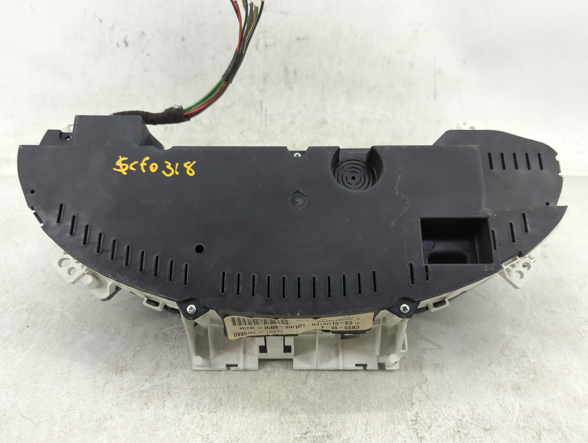 2007 Chrysler Pacifica Instrument Cluster Speedometer Gauges P/N:05082102AG CBSS-98-4, 7330880 Miles: Fits OEM Used Auto Par