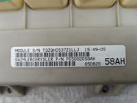 2007-2008 Chrysler Pacifica Body Control Module Bcm Inner Cabin Fuse Box - Oemusedautoparts1.com