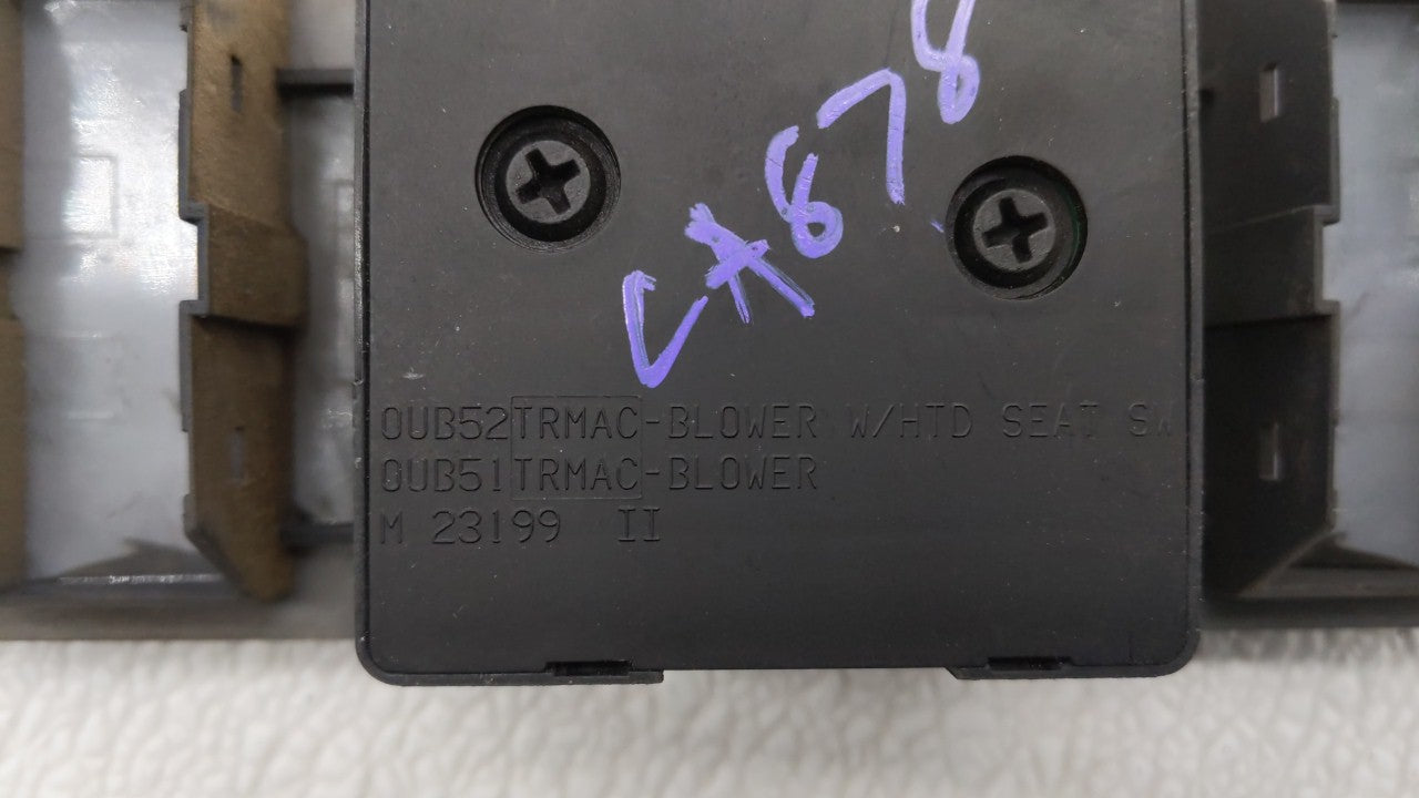 2004-2008 Chrysler Pacifica Climate Control Module Temperature AC/Heater Replacement Fits Fits 2004 2005 2006 2007 2008 OEM 