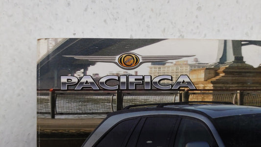 2007 Chrysler Pacifica Owners Manual Book Guide OEM Used Auto Parts