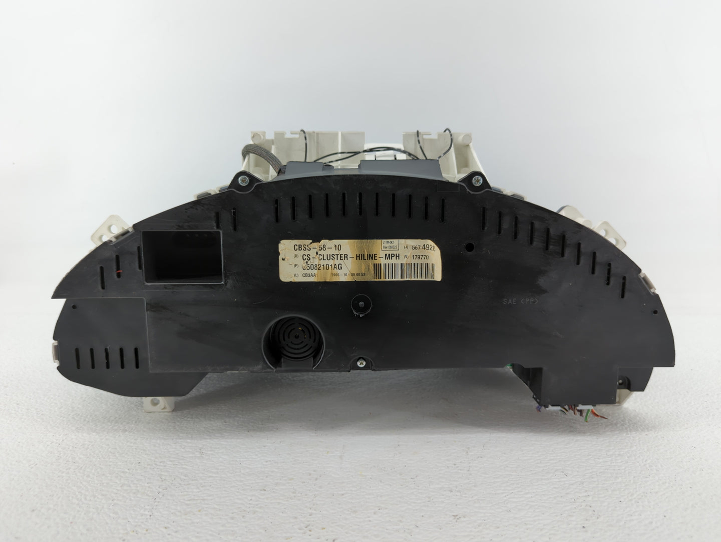 2007 Chrysler Pacifica Instrument Cluster Speedometer Gauges P/N:P05082101AG Fits OEM Used Auto Parts - Oemusedautoparts1.co