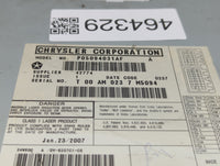 2004-2008 Chrysler Pacifica Am Fm Cd Player Radio Receiver 464329 - Oemusedautoparts1.com