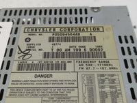 2004-2008 Chrysler Pacifica Am Fm Cd Player Radio Receiver - Oemusedautoparts1.com