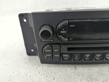 2007-2008 Chrysler Pacifica Radio AM FM Cd Player Receiver Replacement P/N:P05064084AD Fits Fits 2007 2008 OEM Used Auto Parts