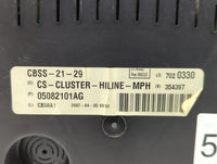 2007 Chrysler Pacifica Instrument Cluster Speedometer Gauges P/N:05082101AG Fits OEM Used Auto Parts - Oemusedautoparts1.com