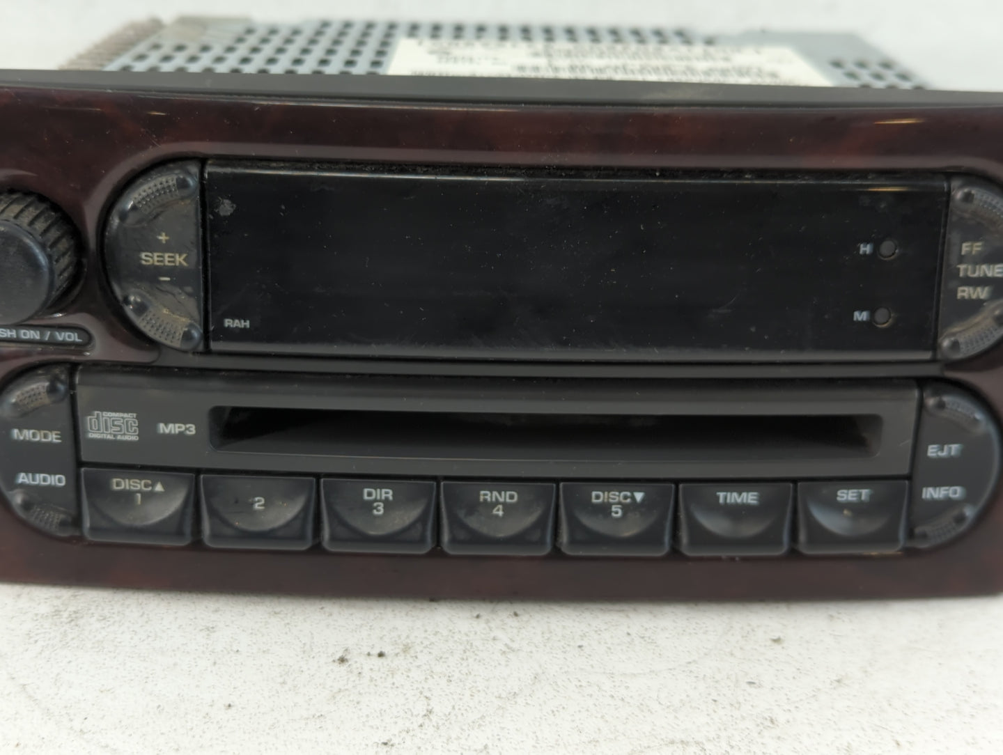 2004-2008 Chrysler Pacifica Radio AM FM Cd Player Receiver Replacement P/N:P05094564AD Fits Fits 2004 2005 2006 2007 2008 OE