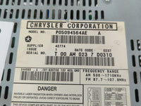 2004-2008 Chrysler Pacifica Radio AM FM Cd Player Receiver Replacement P/N:P05094564AE Fits Fits 2004 2005 2006 2007 2008 OE