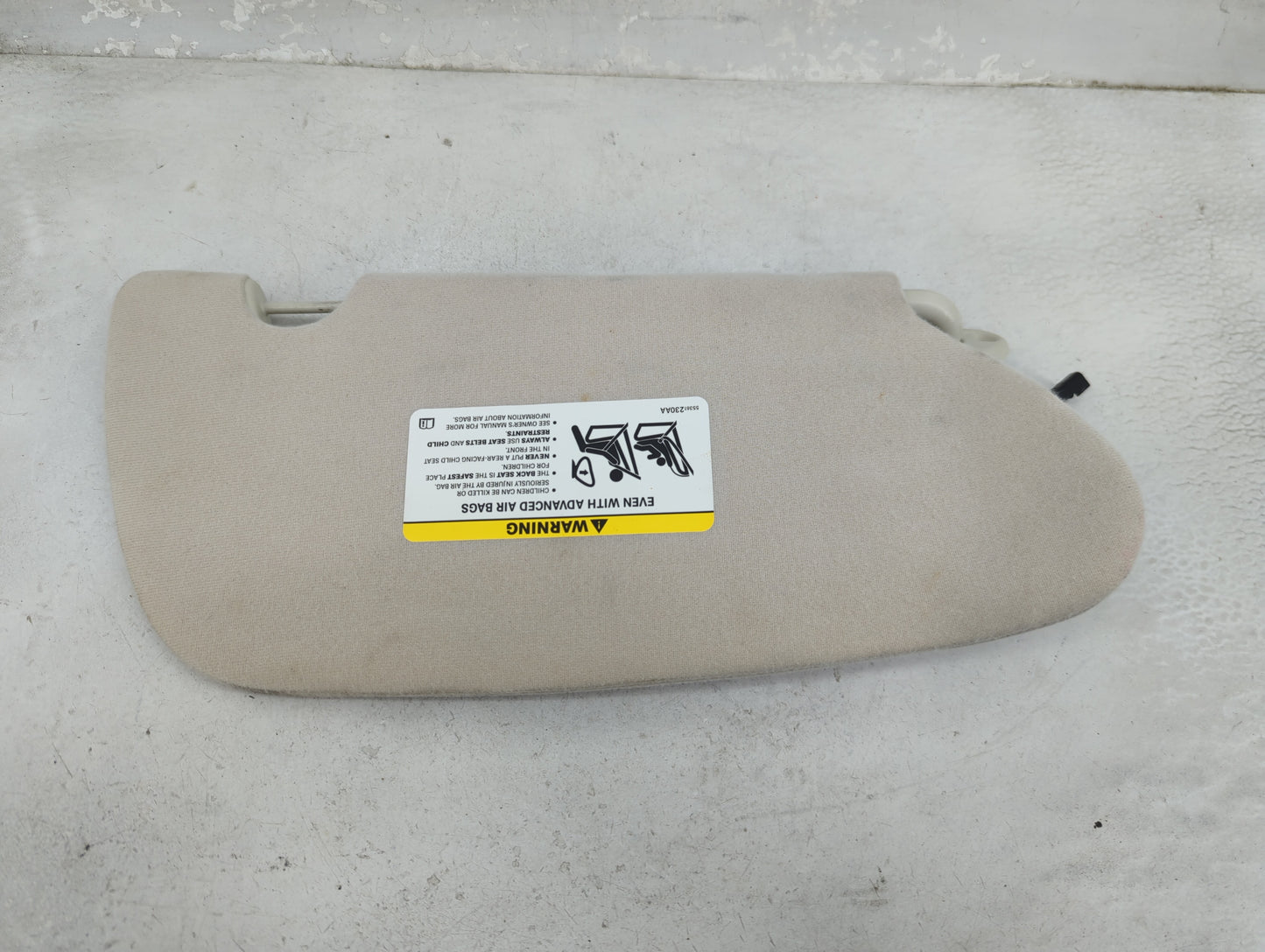 2006-2009 Chrysler Pt Cruiser Sun Visor Shade Replacement Driver Left Mirror Fits Fits 2006 2007 2008 2009 OEM Used Auto Par