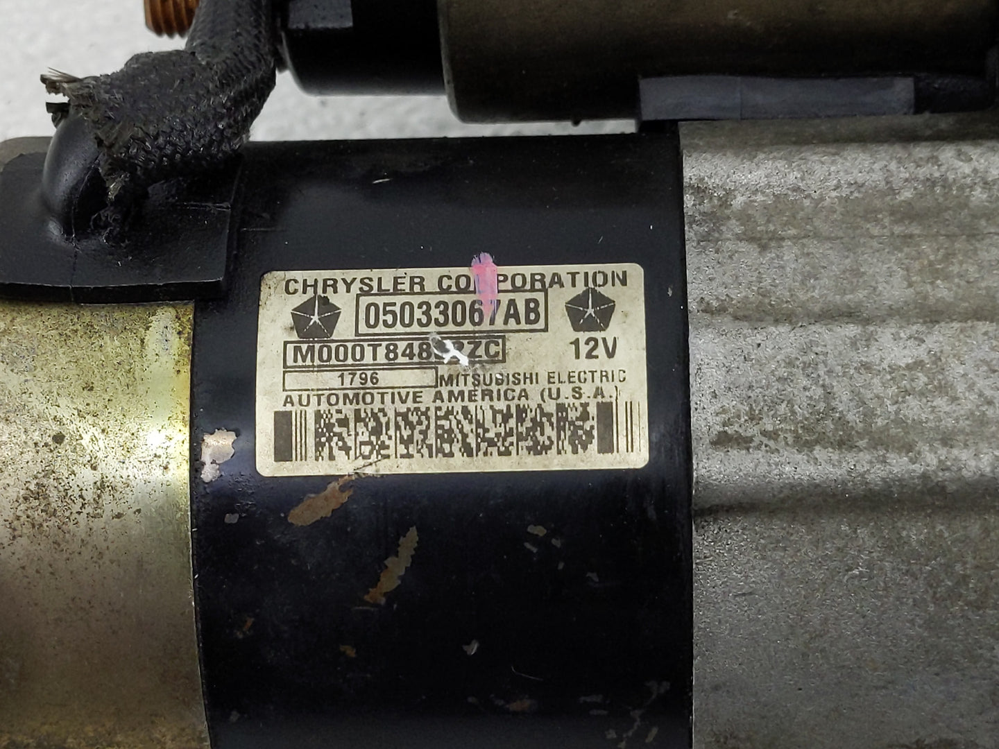 2003-2010 Chrysler Pt Cruiser Car Starter Motor Solenoid OEM P/N:05033067AB Fits Fits 2003 2004 2005 2006 2007 2008 2009 201