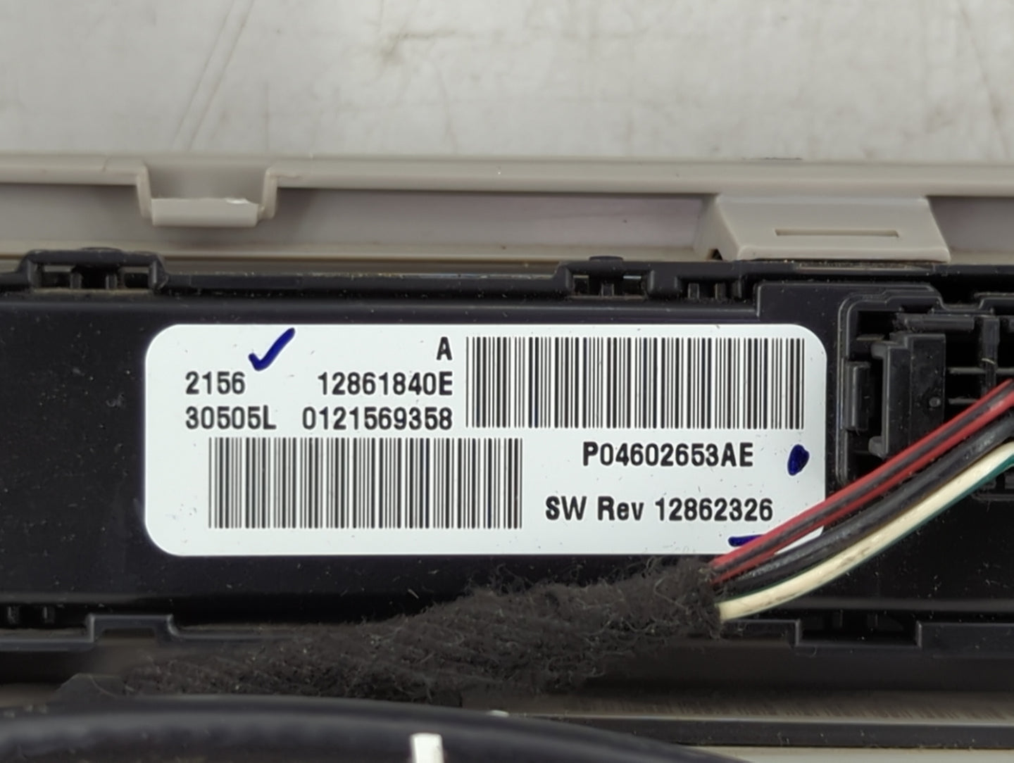 2007 Chrysler Pt Cruiser Climate Control Module Temperature AC/Heater Replacement P/N:P04602653AE 12861840E, 12862326 Fits O