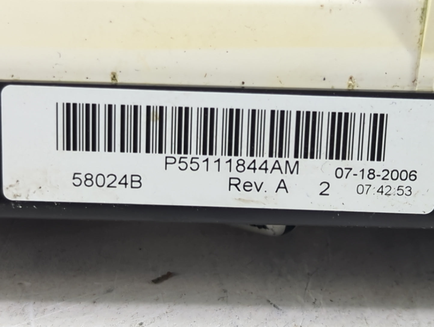 2006-2010 Chrysler Pt Cruiser Climate Control Module Temperature AC/Heater Replacement P/N:P55111844AM Fits OEM Used Auto Pa