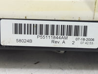2006-2010 Chrysler Pt Cruiser Climate Control Module Temperature AC/Heater Replacement P/N:P55111844AM Fits OEM Used Auto Pa