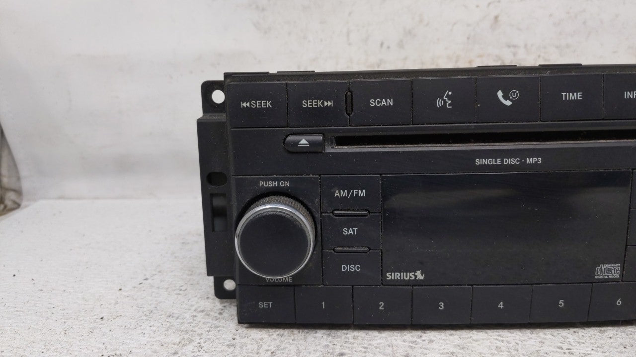 2007-2008 Chrysler Sebring Am Fm Cd Player Radio Receiver - Oemusedautoparts1.com