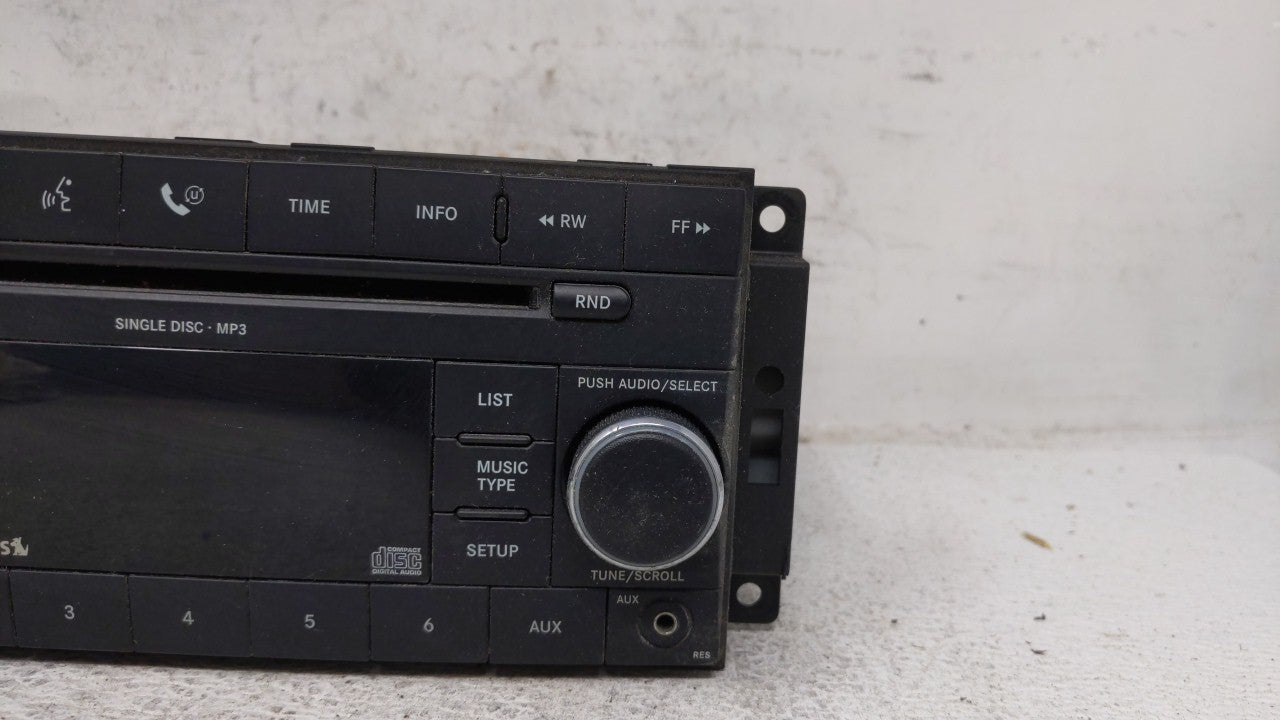 2007-2008 Chrysler Sebring Am Fm Cd Player Radio Receiver - Oemusedautoparts1.com