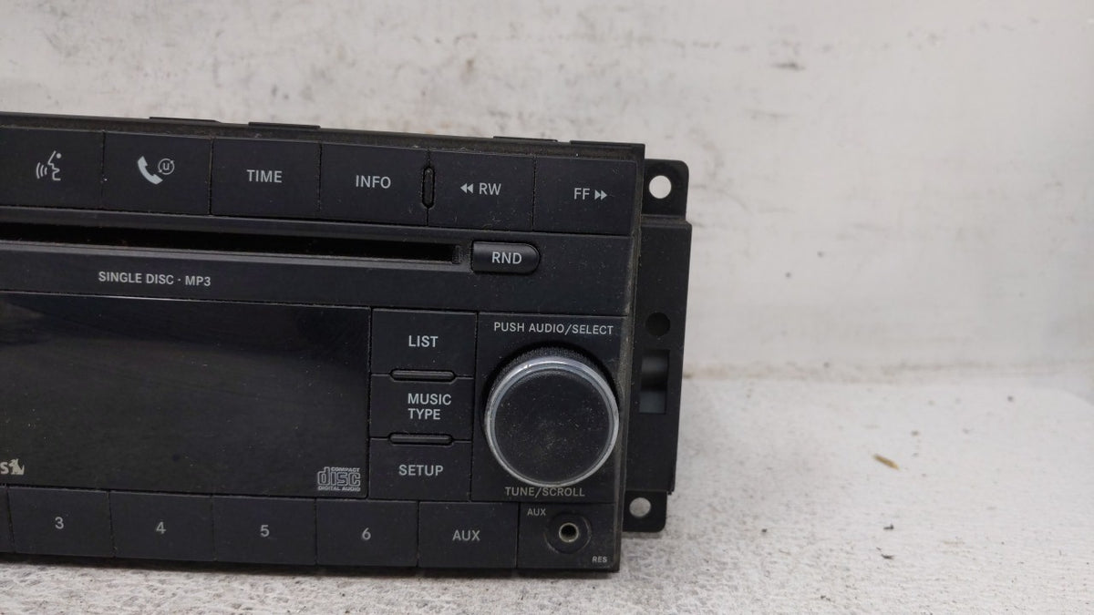 2007-2008 Chrysler Sebring Radio AM FM Cd Player Receiver Replacement P/N:P05064058AJ P05064058AI, P05064059AI Fits 2007 200