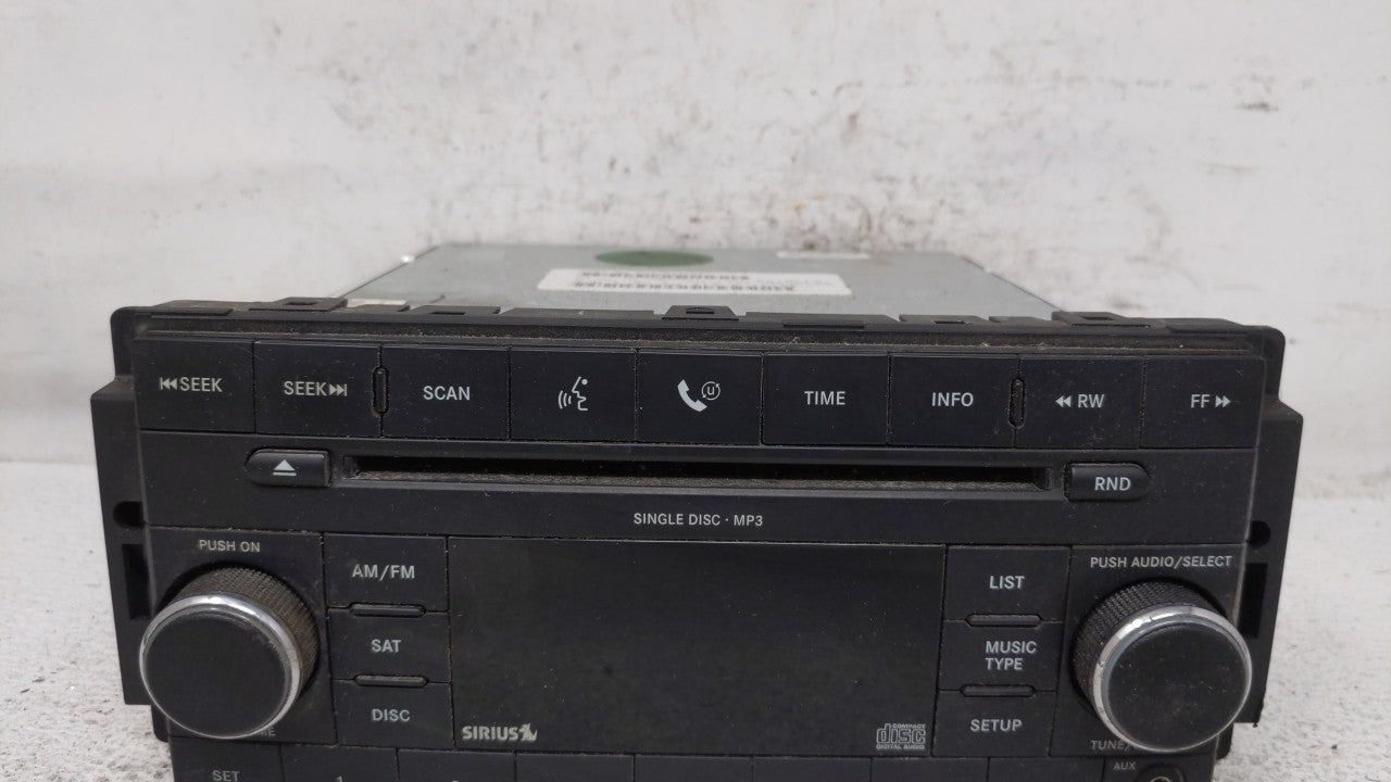 2007-2008 Chrysler Sebring Am Fm Cd Player Radio Receiver - Oemusedautoparts1.com