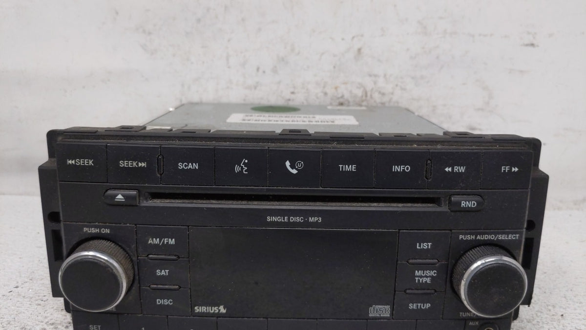 2007-2008 Chrysler Sebring Radio AM FM Cd Player Receiver Replacement P/N:P05064058AJ P05064058AI, P05064059AI Fits 2007 200