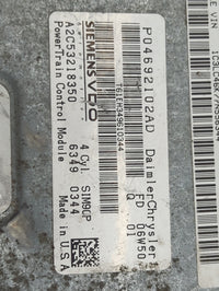 2007 Chrysler Sebring Safety Restraint Srs Airbag Control Module - Oemusedautoparts1.com