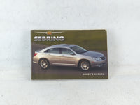 2007 Chrysler Sebring Owners Manual Book Guide OEM Used Auto Parts - Oemusedautoparts1.com