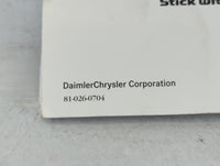 2007 Chrysler Sebring Owners Manual Book Guide OEM Used Auto Parts - Oemusedautoparts1.com