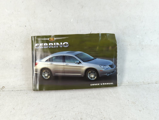 2007 Chrysler Sebring Owners Manual Book Guide P/N:81-026-0704 OEM Used Auto Parts - Oemusedautoparts1.com