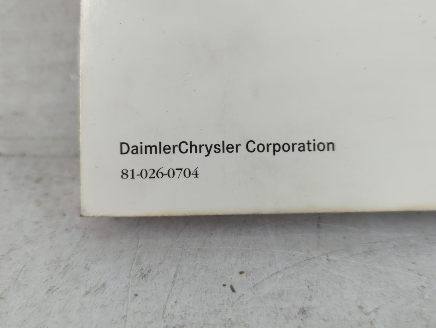 2007 Chrysler Sebring Owners Manual Book Guide P/N:81-026-0704 OEM Used Auto Parts - Oemusedautoparts1.com
