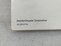 2007 Chrysler Sebring Owners Manual Book Guide P/N:81-026-0704 OEM Used Auto Parts - Oemusedautoparts1.com