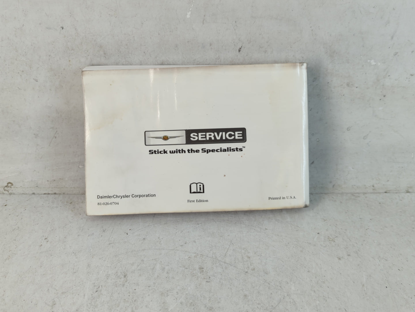 2007 Chrysler Sebring Owners Manual Book Guide P/N:81-026-0704 OEM Used Auto Parts - Oemusedautoparts1.com