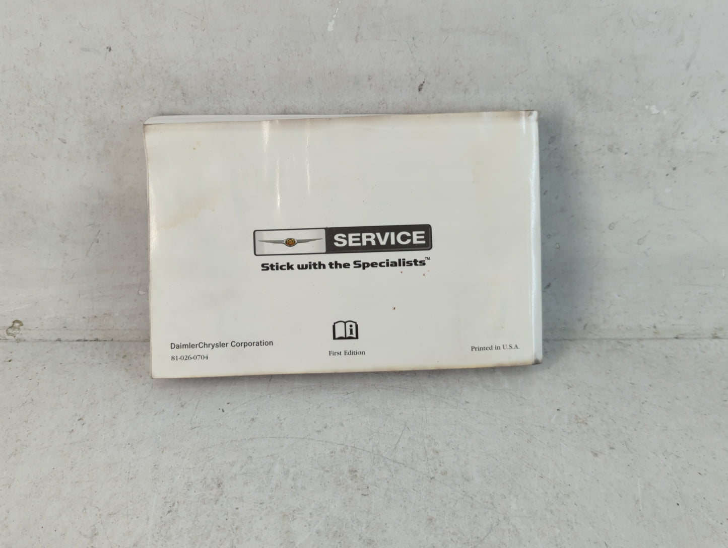 2007 Chrysler Sebring Owners Manual Book Guide P/N:81-026-0704 OEM Used Auto Parts - Oemusedautoparts1.com