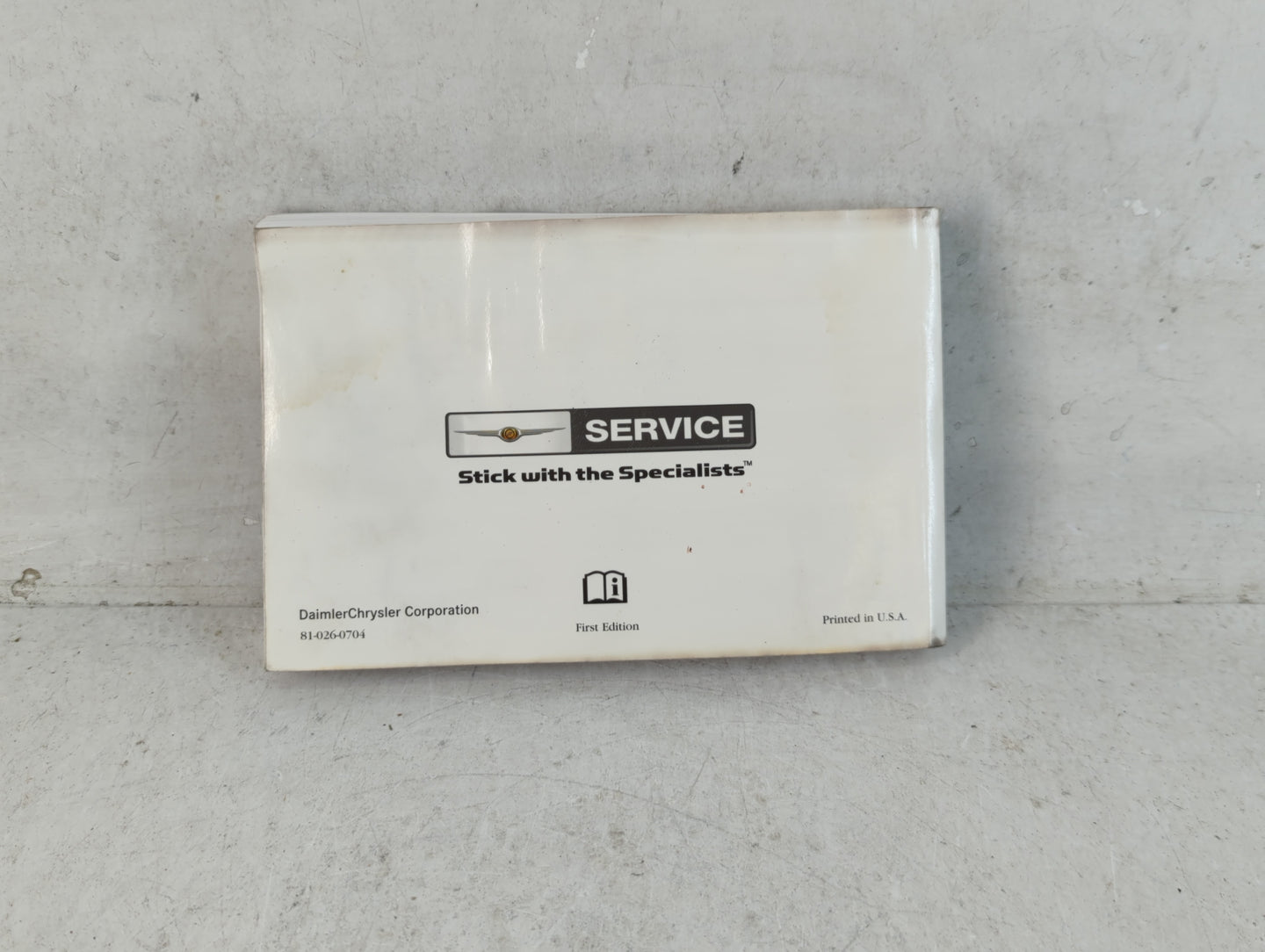2007 Chrysler Sebring Owners Manual Book Guide P/N:81-026-0704 OEM Used Auto Parts - Oemusedautoparts1.com