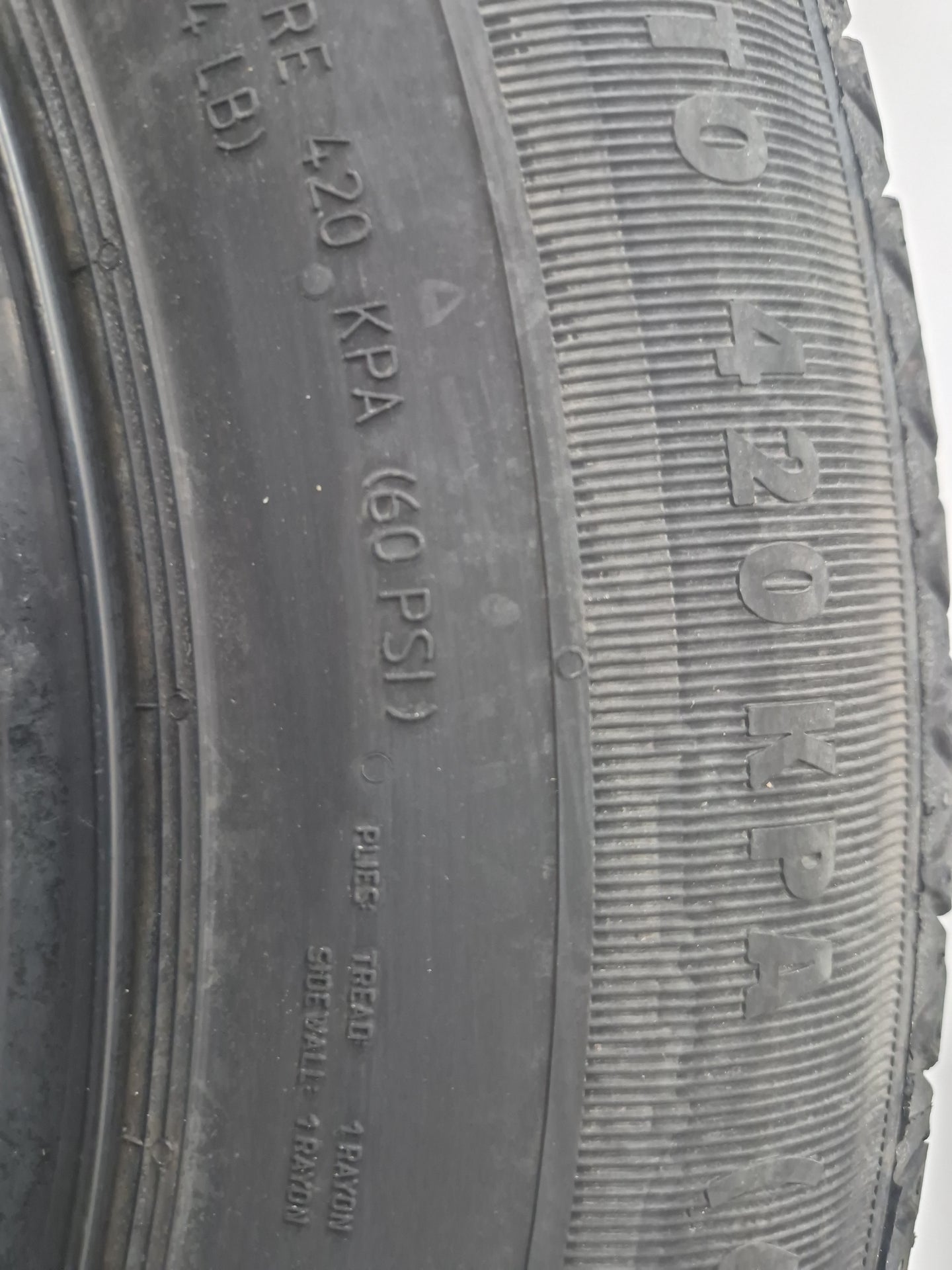 2001-2007 Chrysler Town & Country Spare Donut Tire Wheel Rim Oem 1462471 - Oemusedautoparts1.com