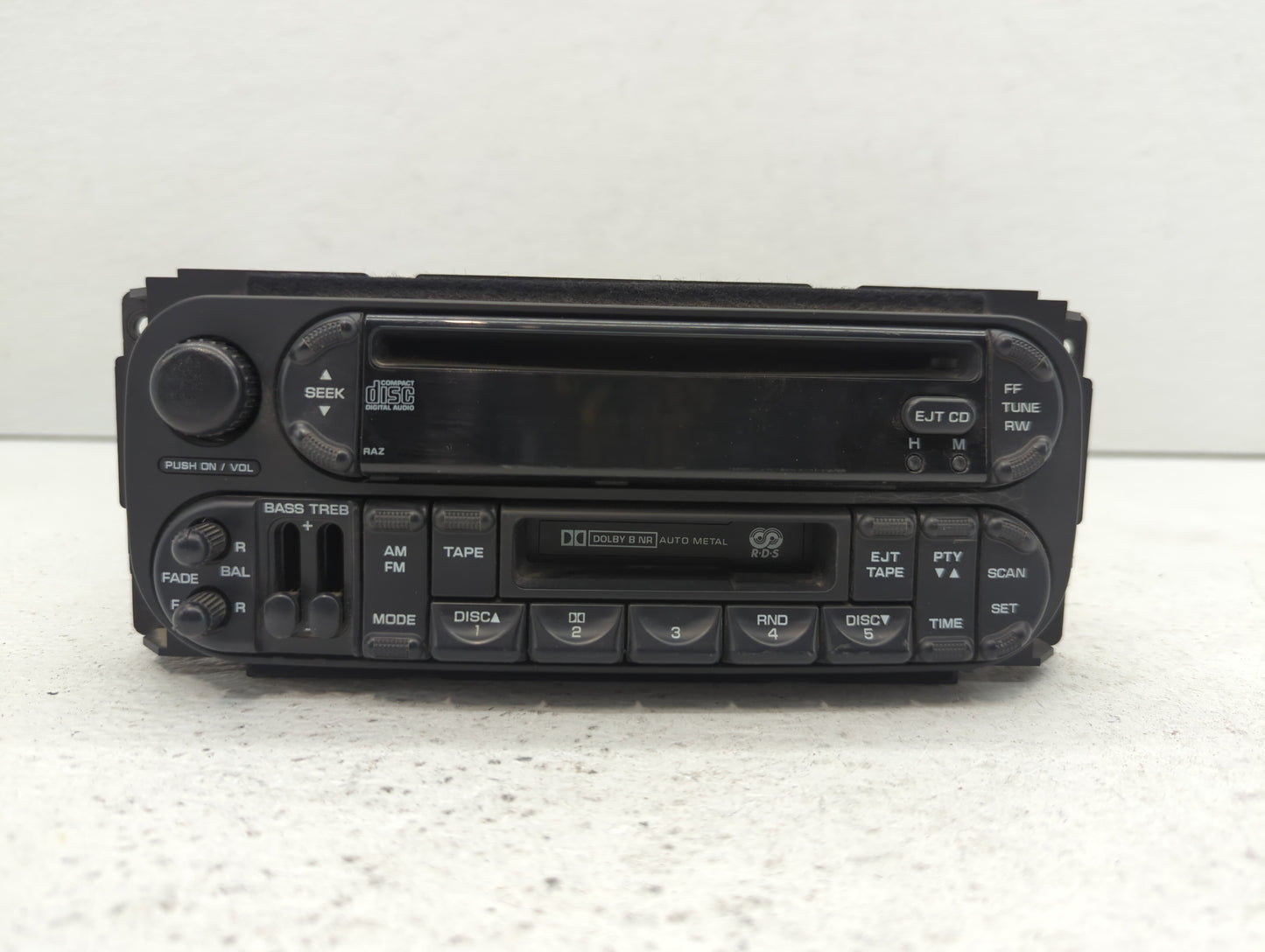 2002-2007 Chrysler Town & Country Radio AM FM Cd Player Receiver Replacement P/N:P05064042AA P56038555AL Fits OEM Used Auto 