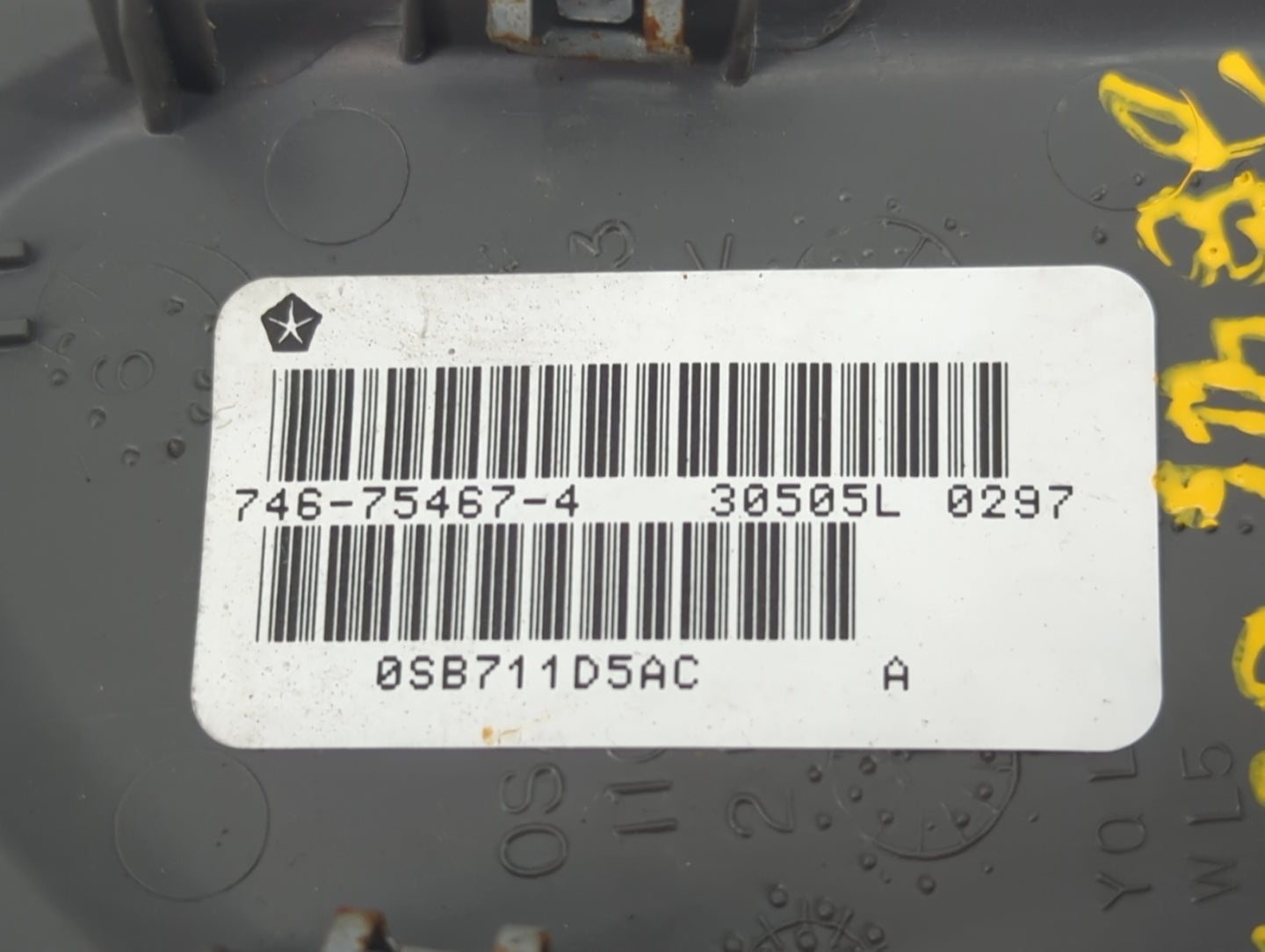 2007 Chrysler Town & Country Master Power Window Switch Replacement Driver Side Left P/N:0SB711D5AC Fits OEM Used Auto Parts